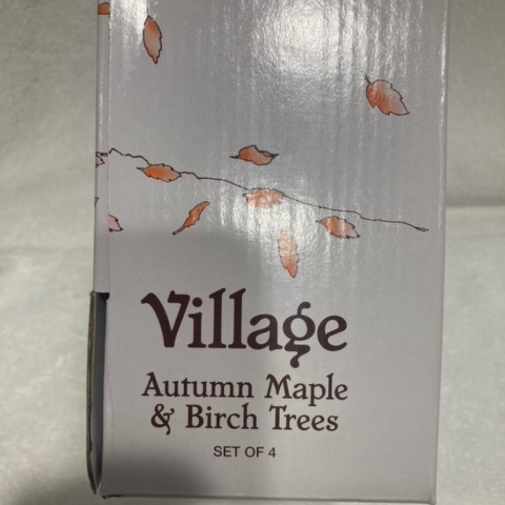 Department 56 Village Autumn Maple & Birch Trees